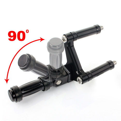 CNC Billet Motorcycle Passenger Adjustable Foot Rest For Harley 