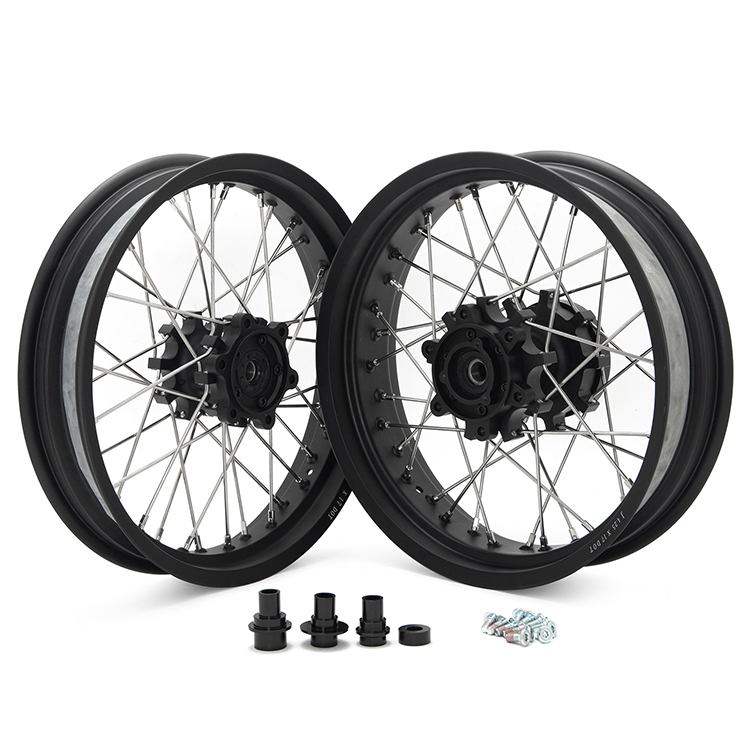 Motorcycle Spoke Wheel Rims Set For Husqvarna Svartpilen 401 / KTM Duke