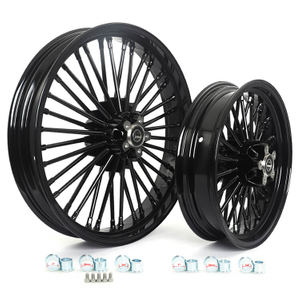 Motorcycle front rear dual disc wheels for Harley Davidson Softail Dyna Touring VRSC