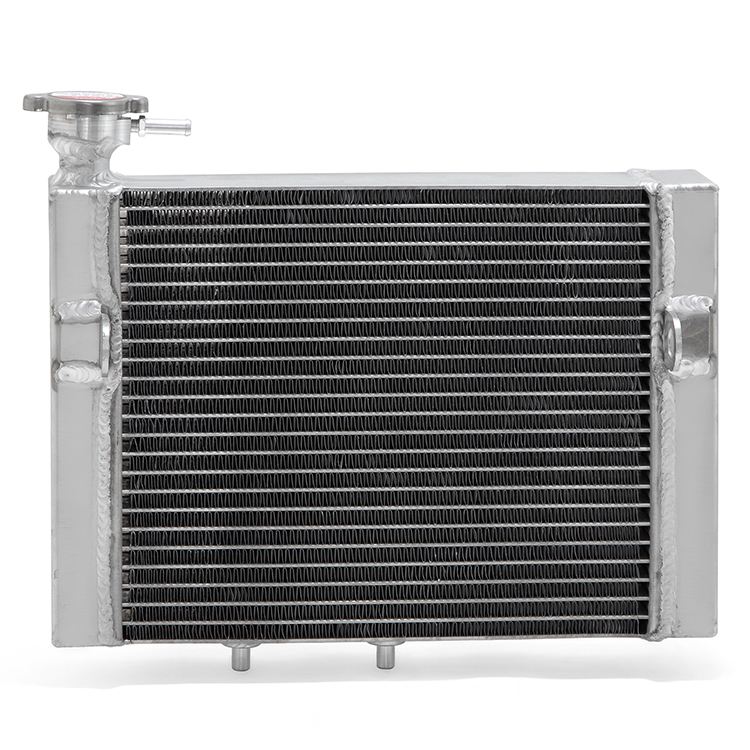 thumbnail interactive-video image 1 of Aluminum Radiator For Yamaha Grizzly 550 / 700 (2007-2013) – Bolt-On Replacement 1 of 6