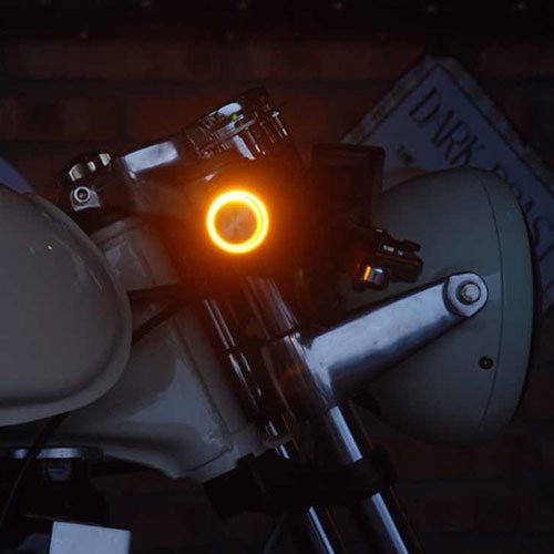 Universal Cafe Racer Motorcycle Turn Signal Indicator Light