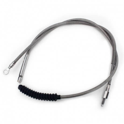Biker's Choice Armor Coat Chrome Clutch Cables #666155  52.75 inch